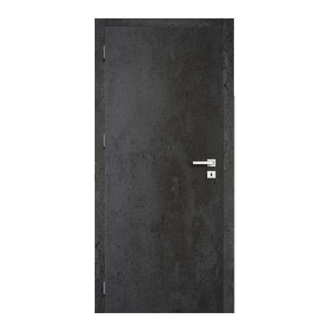 Drzwi pełne Exmoor 70 lewe ciemny beton