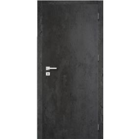 Drzwi pełne Exmoor 80 prawe ciemny beton
