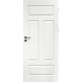 Drzwi pełne Nord 90 prawe białe