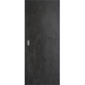 Drzwi pełne przesuwne Exmoor 80 ciemny beton