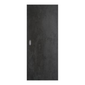 Drzwi pełne przesuwne Exmoor 90 ciemny beton