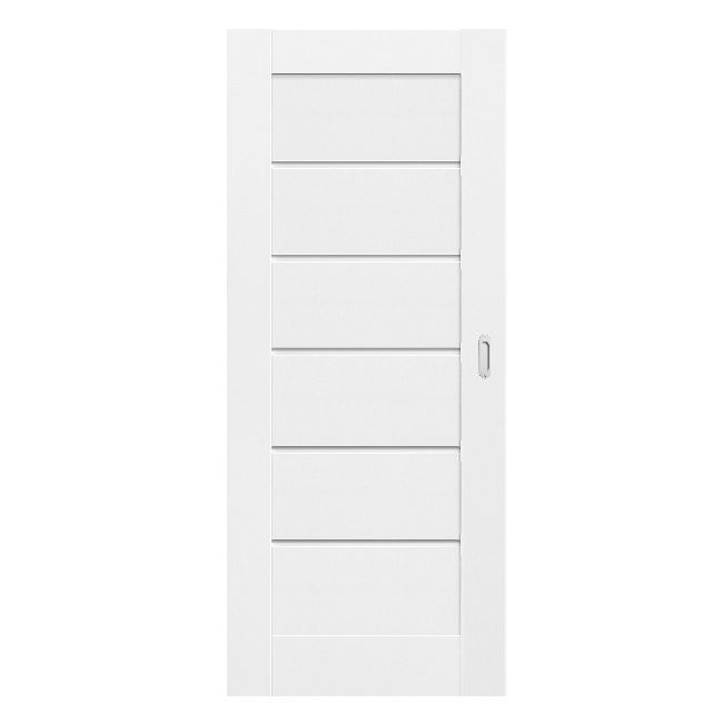 Drzwi pełne przesuwne Toreno 90 kredowo-białe