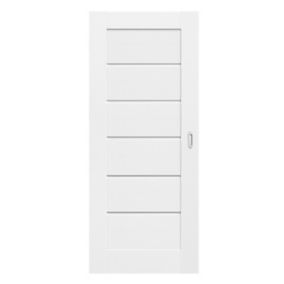 Drzwi pełne przesuwne Toreno 90 kredowo-białe