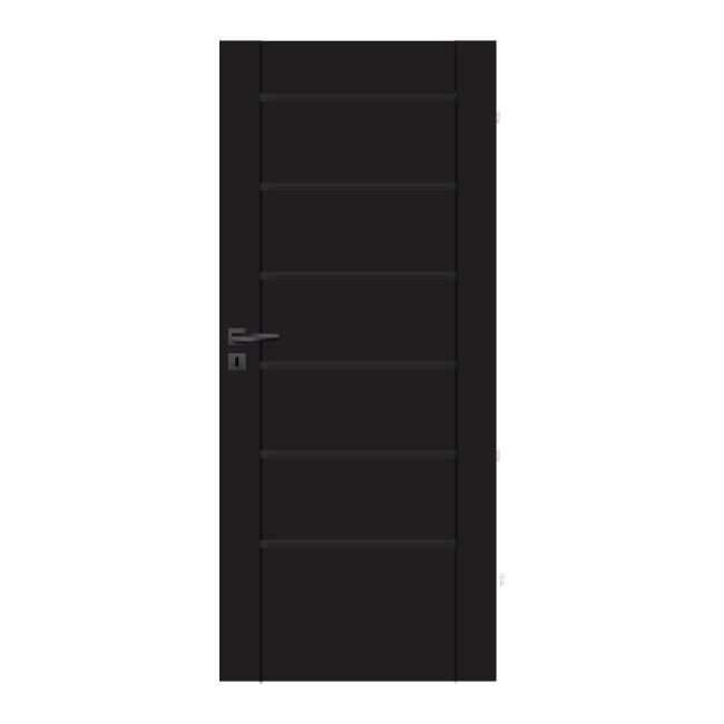 Drzwi pełne Stira Door Toreno 60 prawe czarne premium