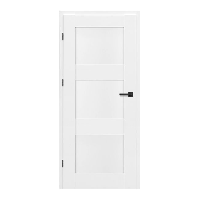 Drzwi pełne Tre 70 lewe białe
