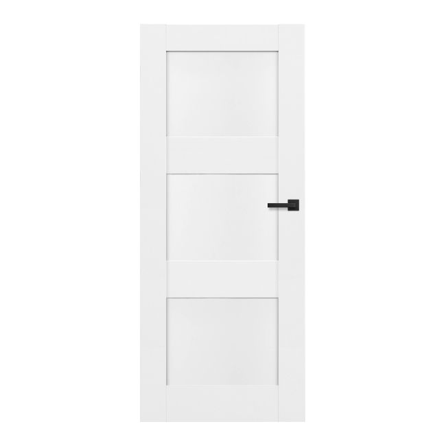 Drzwi pełne Tre 70 lewe białe