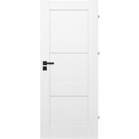 Drzwi pełne Tre 70 prawe białe