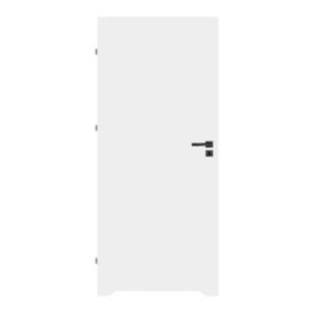 Drzwi pełne z podcięciem Exmoor 60 lewe białe