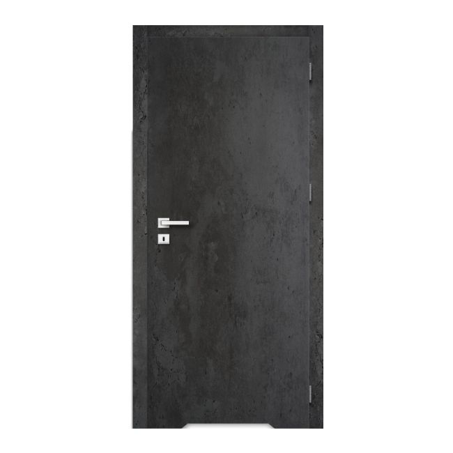 Drzwi pełne z podcięciem Exmoor 60 prawe ciemny beton