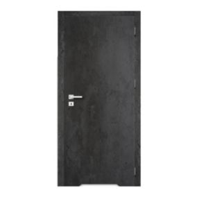 Drzwi pełne z podcięciem Exmoor 70 prawe ciemny beton
