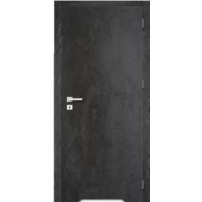 Drzwi pełne z podcięciem Exmoor 80 prawe beton ciemny