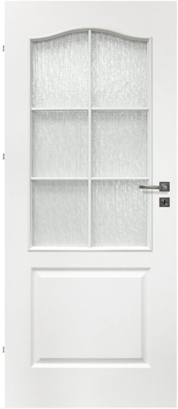 Drzwi pokojowe Archi 70 lewe białe lakierowane