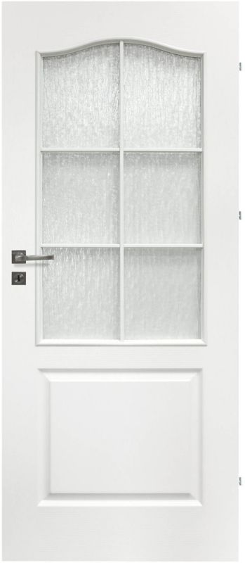 Drzwi pokojowe Archi 80 prawe białe lakierowane