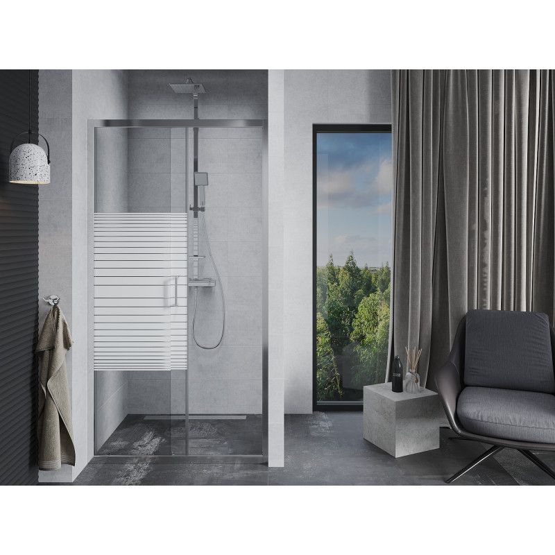 Drzwi prysznicowe Mexen Apia chrom 150 cm 1 szt.