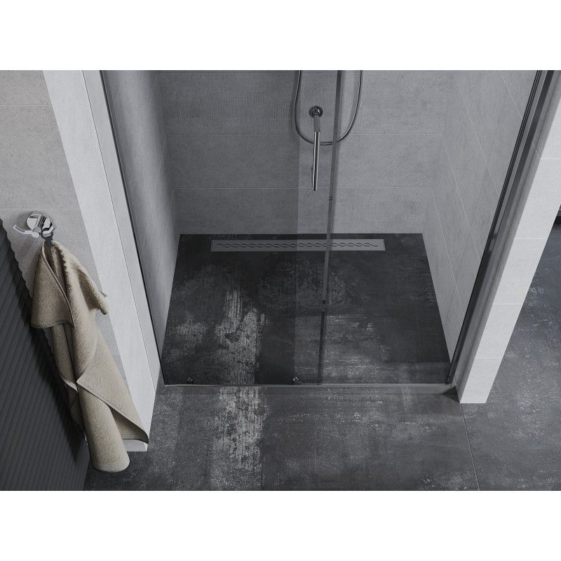 Drzwi prysznicowe Mexen Apia transparent chrom 110x190 cm 1 szt.