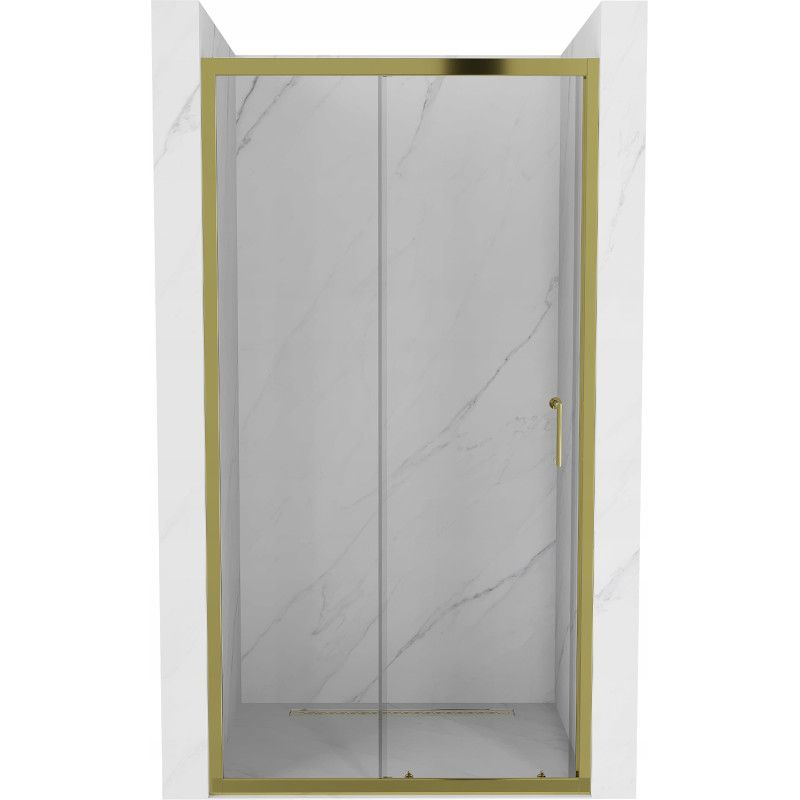 Drzwi prysznicowe Mexen Apia transparentne złote 135x190 cm 1 szt.