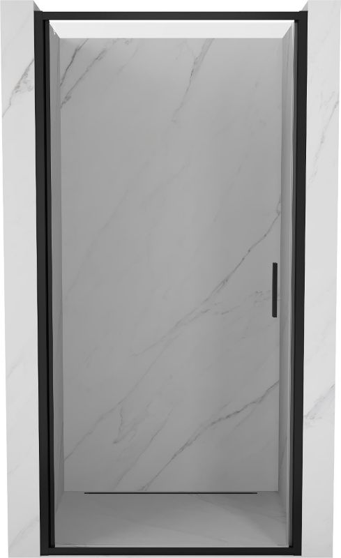 Drzwi prysznicowe Mexen Exo transparent 70 cm czarne 1 szt.