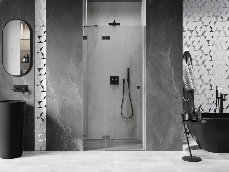 Drzwi prysznicowe Mexen Lunar gun gray 105x200 cm 1 szt.