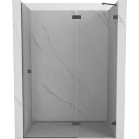 Drzwi prysznicowe Mexen Lunar gun metal 130x200 cm jednoskrzydłowe prawostronne 1 szt.