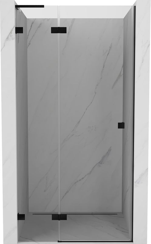 Drzwi prysznicowe Mexen Lunar L czarne 85x200 cm 1 szt.