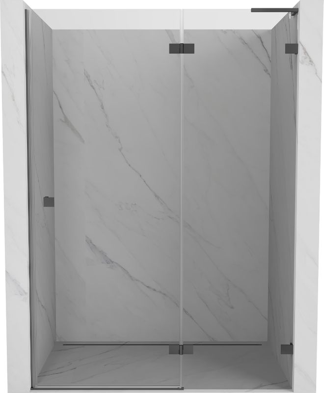 Drzwi prysznicowe Mexen Lunar L gun metal 135x200 cm 1 szt.