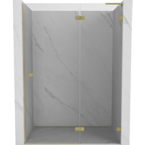 Drzwi prysznicowe Mexen Lunar L złote 140x200 cm 1 szt.