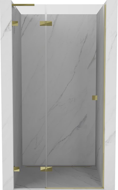 Drzwi prysznicowe Mexen Lunar L złote 80x200 cm 1 szt.