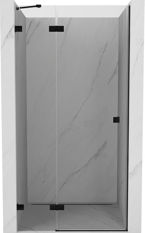 Drzwi prysznicowe Mexen Lunar transparent czarne 105x200 cm 1 szt.