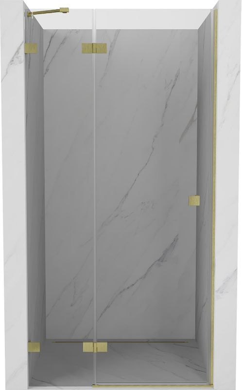 Drzwi prysznicowe Mexen Lunar złote szczotkowane 70x200 cm 1 szt.