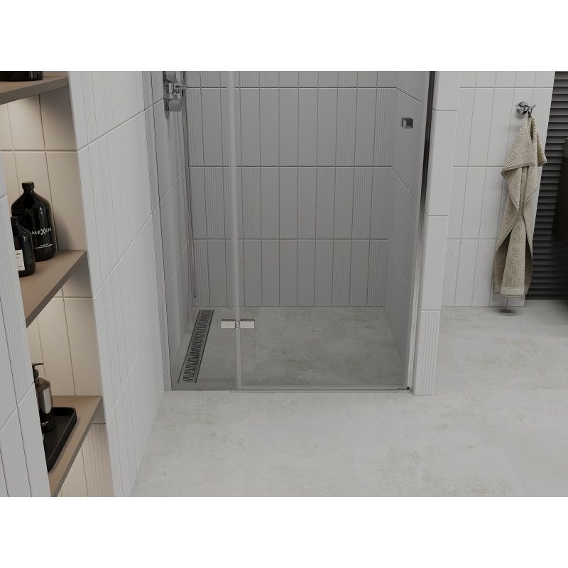 Drzwi prysznicowe Mexen Roma transparent chrom 100 cm 1 szt.