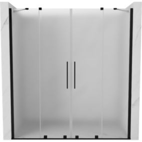 Drzwi prysznicowe Mexen Velar czarne 180x200 cm 1 szt.
