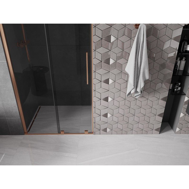 Drzwi prysznicowe Mexen Velar grafit 100x200 cm 1 szt.