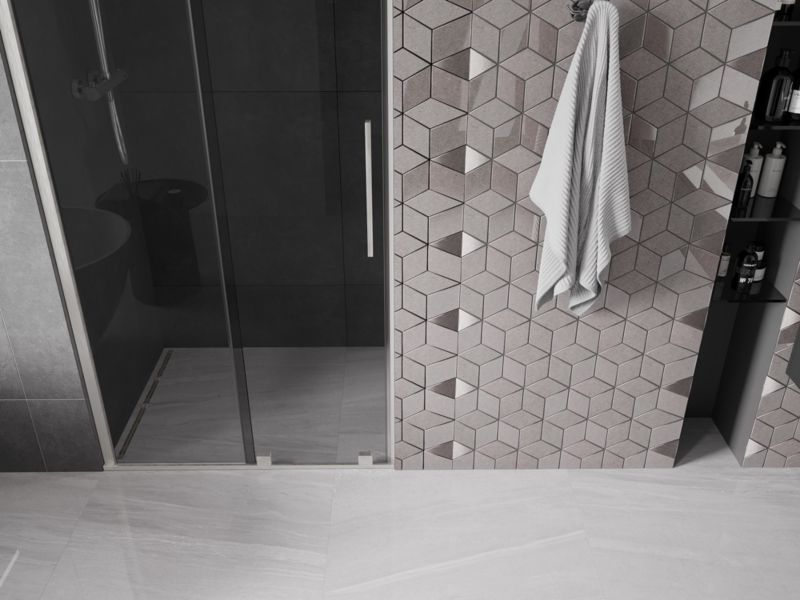 Drzwi prysznicowe Mexen Velar grafit 120x200 cm 1 szt.
