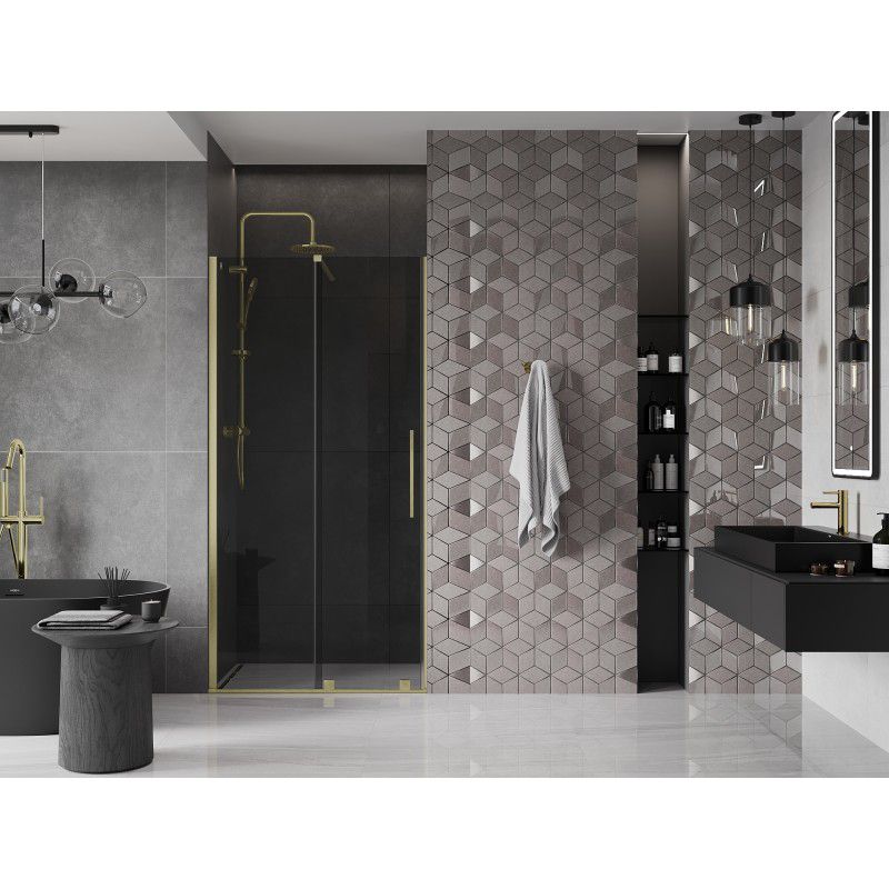 Drzwi prysznicowe Mexen Velar grafit 90x200 cm 1 szt.