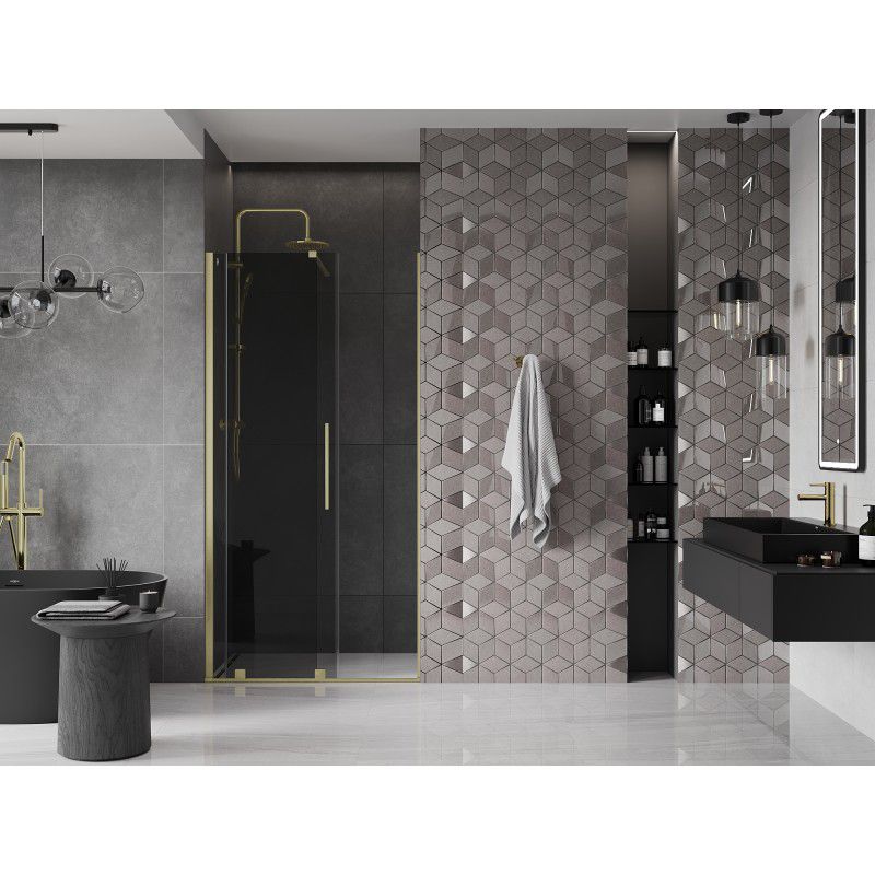 Drzwi prysznicowe Mexen Velar grafit 90x200 cm 1 szt.