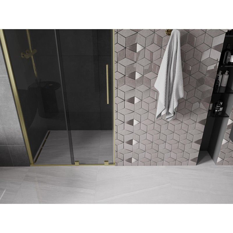 Drzwi prysznicowe Mexen Velar grafit 90x200 cm 1 szt.