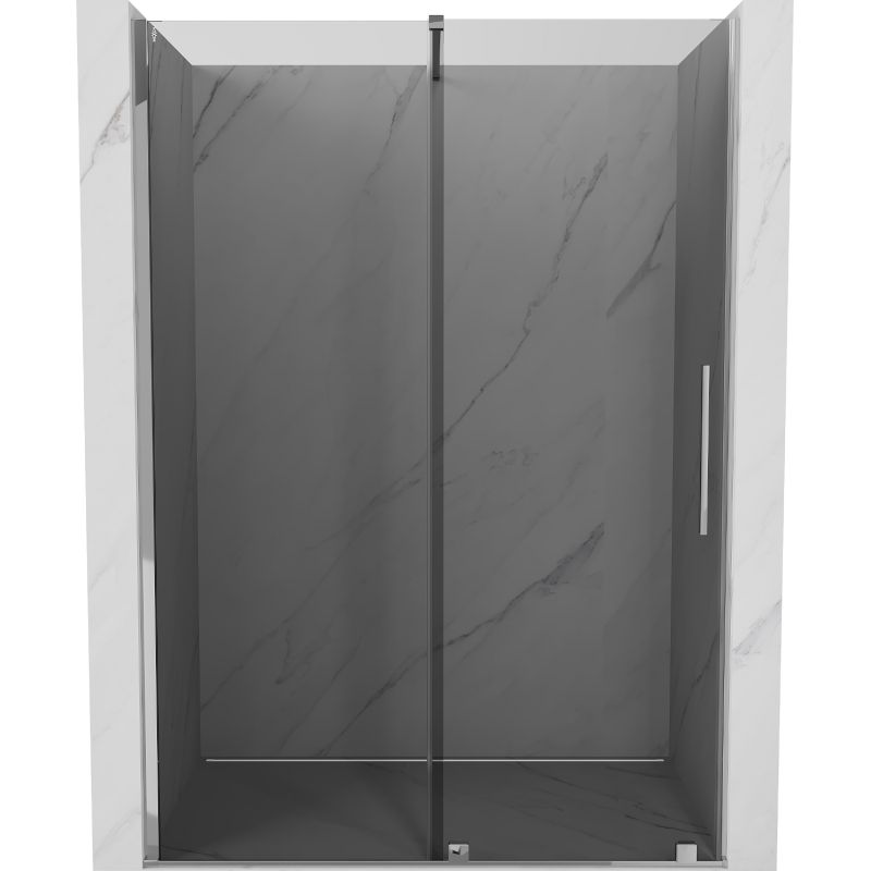 Drzwi prysznicowe Mexen Velar grafitowe 140x200 cm 1 szt.