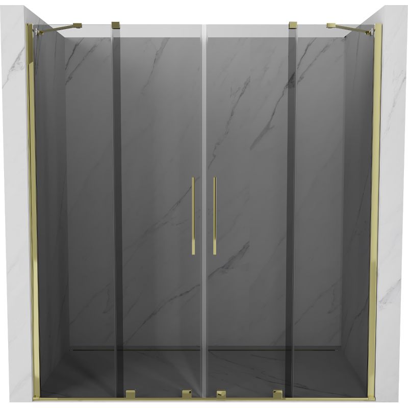 Drzwi prysznicowe Mexen Velar grafitowe 180x200 1 szt.