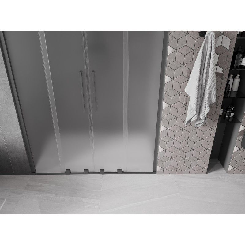 Drzwi prysznicowe Mexen Velar gun metal 140 cm 1 szt.
