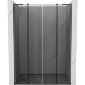 Drzwi prysznicowe Mexen Velar L Duo grafit 140 cm gun metal 1 szt.