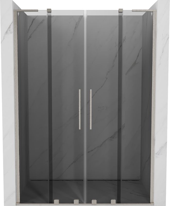 Drzwi prysznicowe Mexen Velar L grafit 140x200  1 szt.