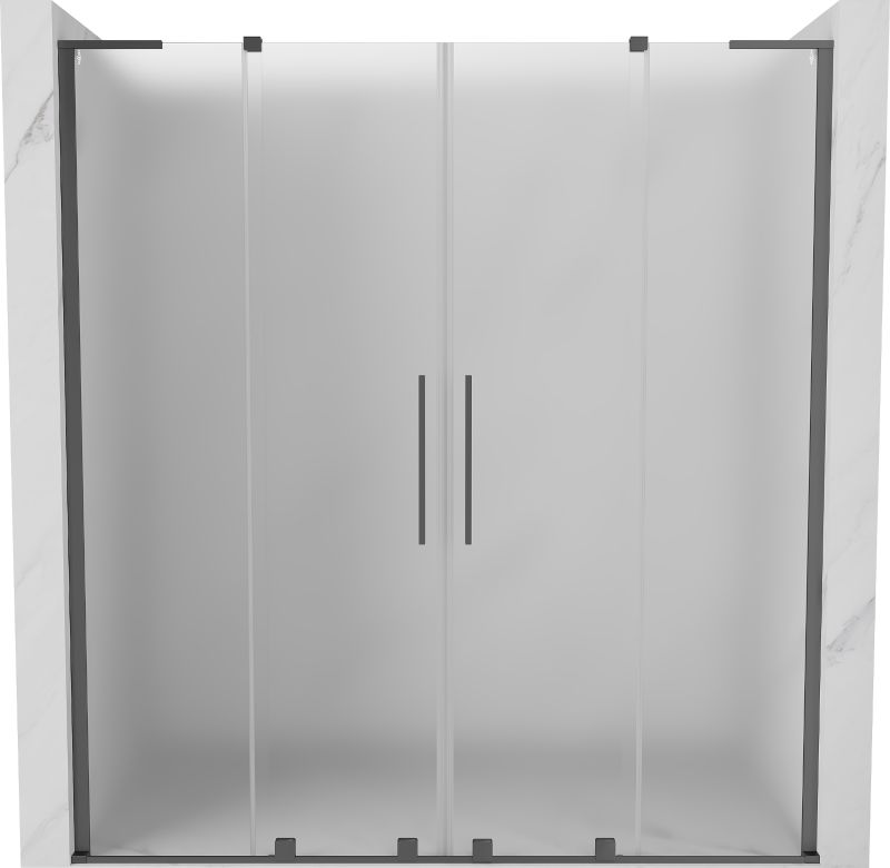 Drzwi prysznicowe Mexen Velar L szron 180x200 cm 1 szt.