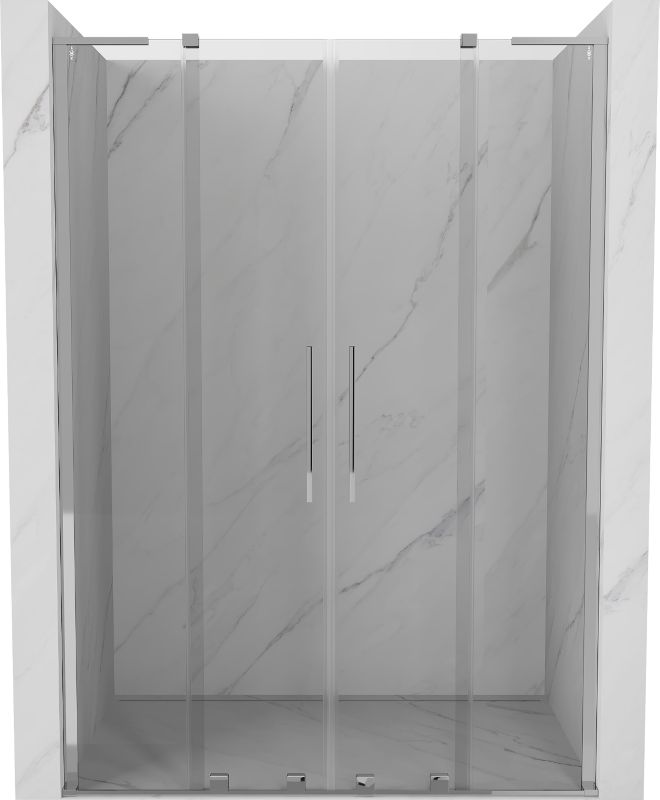 Drzwi prysznicowe Mexen Velar L transparent chrom 160 cm 1 szt.