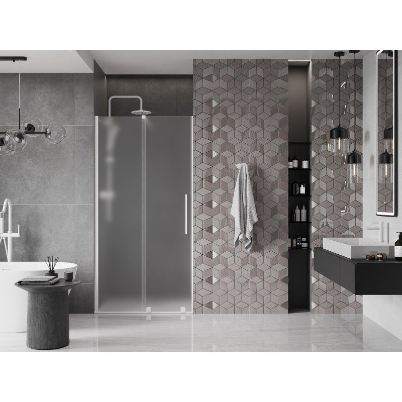 Drzwi prysznicowe Mexen Velar szron 100x200 cm 1 szt.
