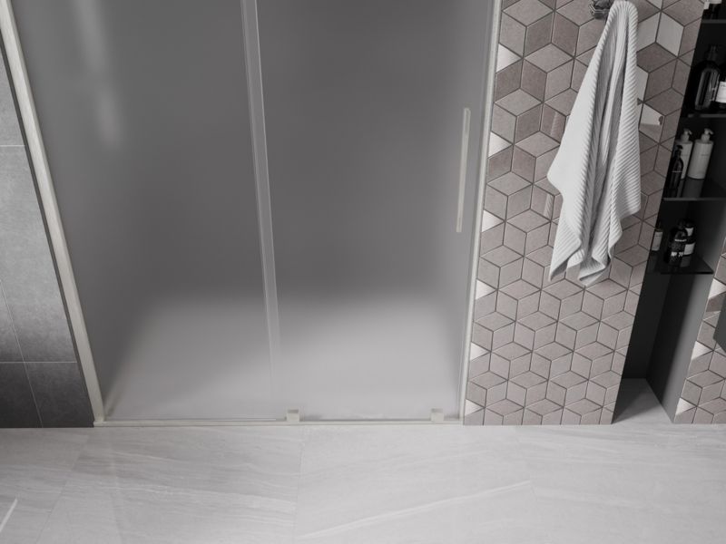 Drzwi prysznicowe Mexen Velar szron 160x200 1 szt.