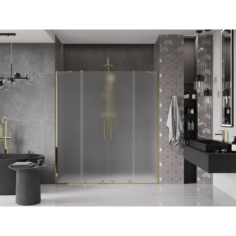 Drzwi prysznicowe Mexen Velar szron 200x200 cm 1 szt.