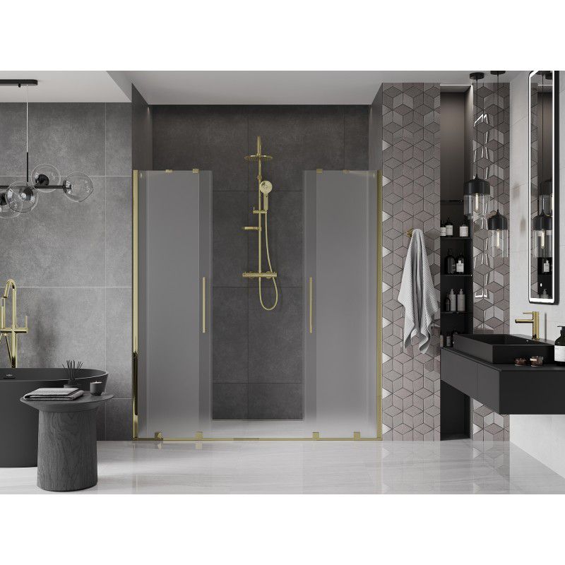 Drzwi prysznicowe Mexen Velar szron 200x200 cm 1 szt.