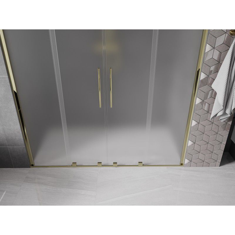 Drzwi prysznicowe Mexen Velar szron 200x200 cm 1 szt.