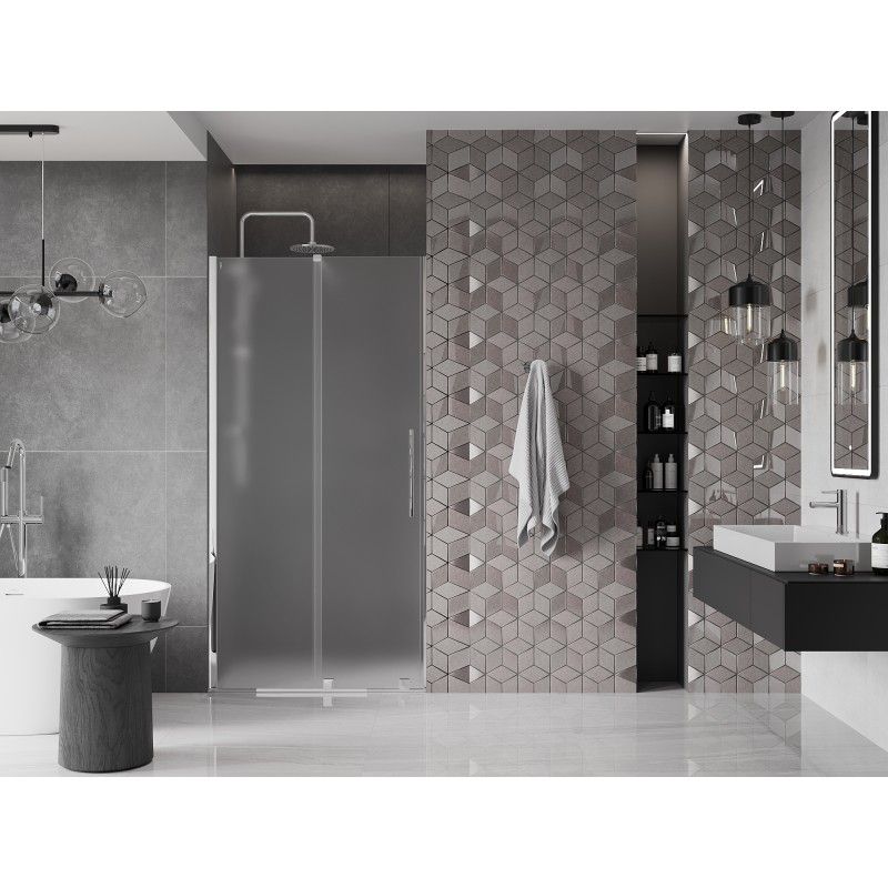Drzwi prysznicowe Mexen Velar szron 90x200 cm 1 szt.