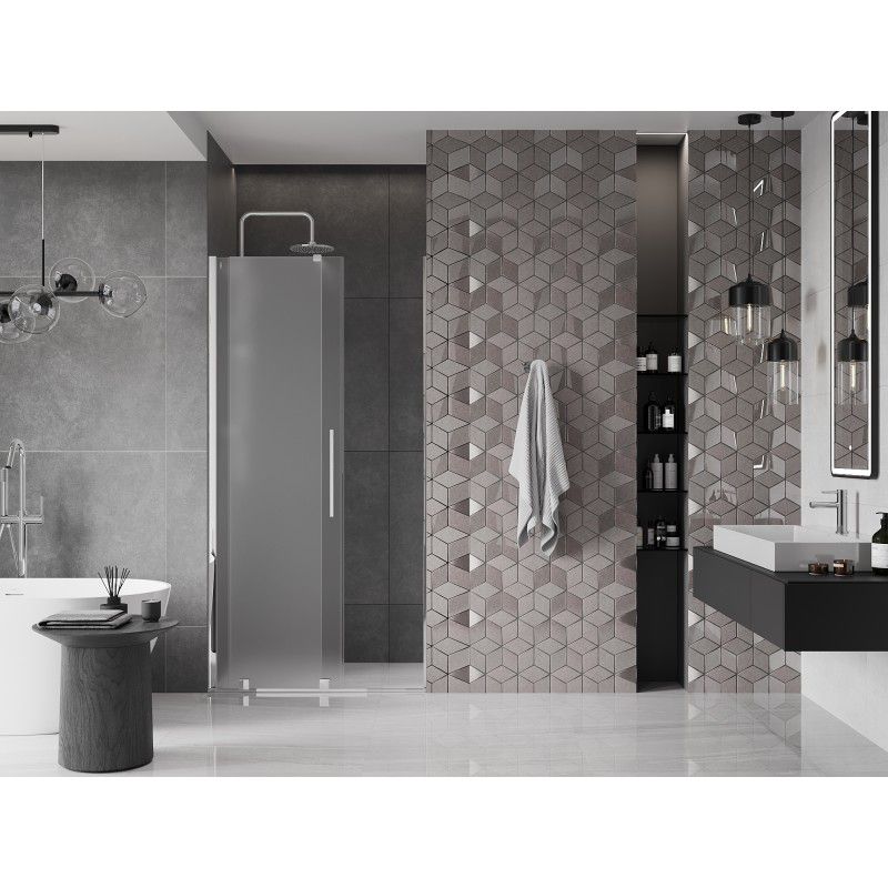 Drzwi prysznicowe Mexen Velar szron 90x200 cm 1 szt.